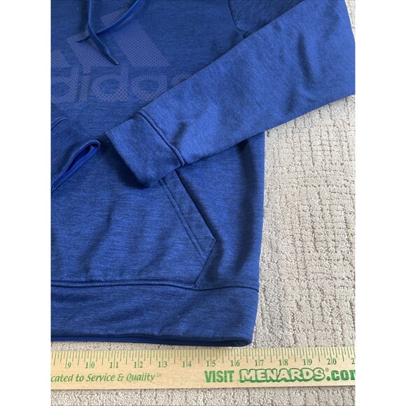 Adidas Men's Blue Pullover Logo Hoodie Size Small.EUC - Picture 6 of 11